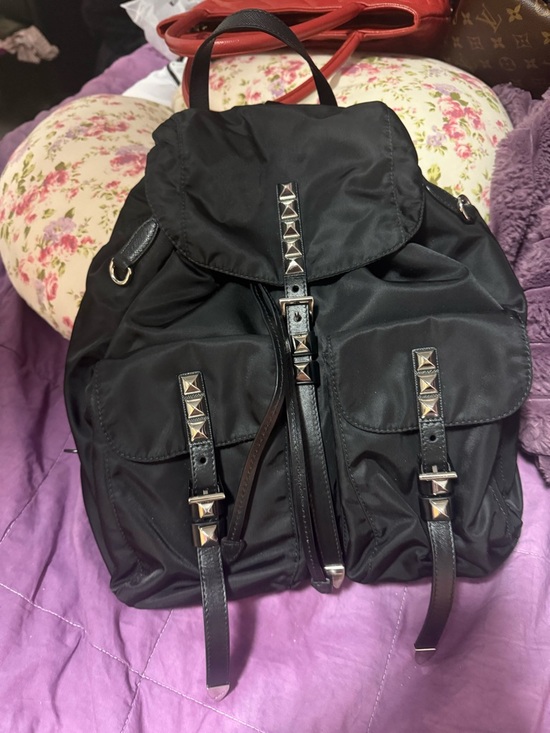 Prada Handbags - PRADA LIMITED EDITION STUDDED BACKPACK